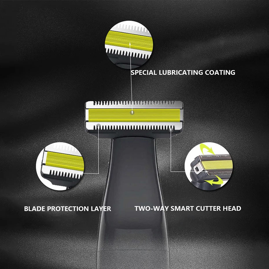 

VGR V-043 2 In 1 Hair Clipper Electric Nose Trimmer Hair Shaving Machine Hair Cutting Tools Mustache Trimer Rechargeable USB