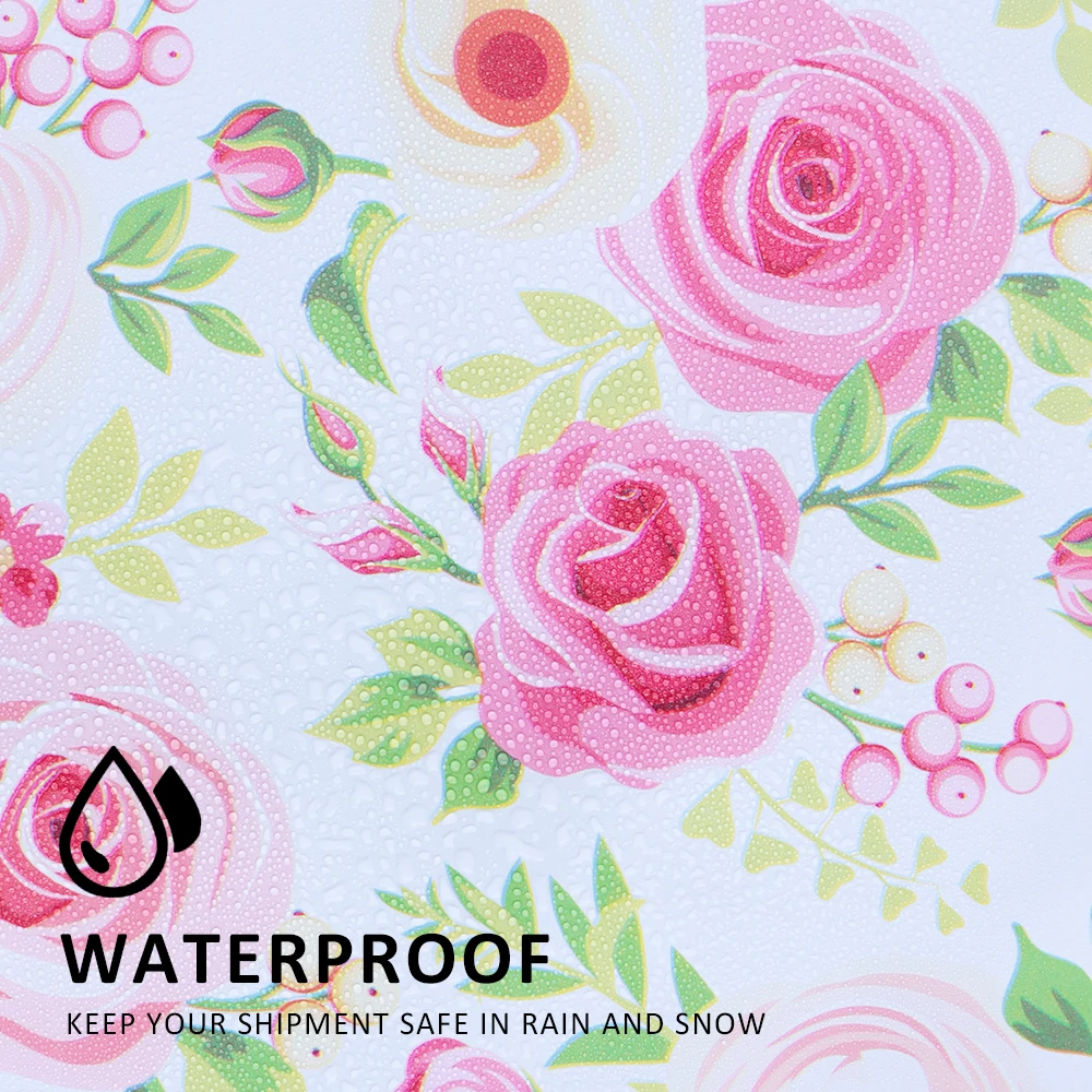 10PCS 10x13'' Printed Rose Pattern Poly Mailer Without Padded Envelopes Self Seal Mailing Bags Envelope Shipping | Канцтовары