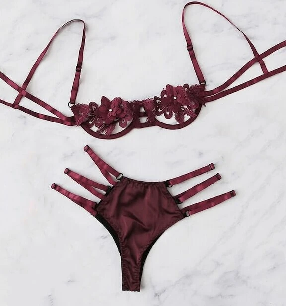 Hirgin сексуальный женский комплект кружевной бюстгальтер наборы беспроводной