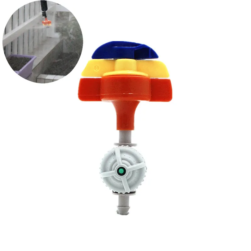 20 шт. вращающийся микро-спринклер с антикапельным аграрным автоматический