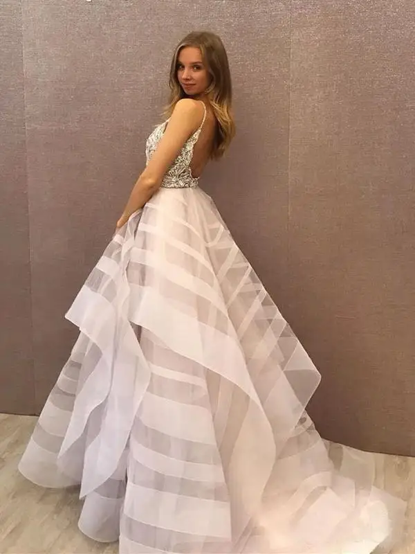 Великолепные свадебные платья Аппликации robe de mariee vestido noiva Длинные с открытыми