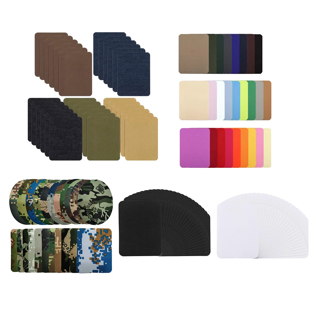 Клеевые заплатки хлопок джинсовая куртка пальто колено наклейки для одежды