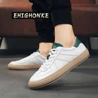 four seasons vulcanized canvas shoes men s waterproof shoes white sports shoes breathable casual shoes flat shoes ice silk y434