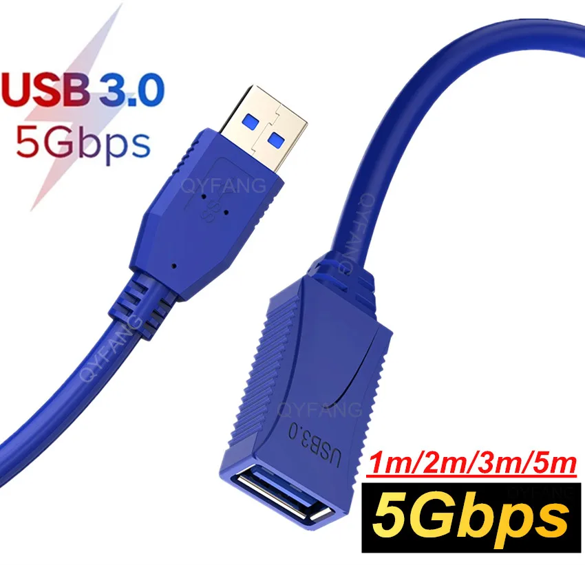 USB 3.0 Cable USB3.0 Extension Cable USB Male to Female Data Cable USB3.0 OTG Extender Cord for PC TV USB3.0 HUB Extension Cable