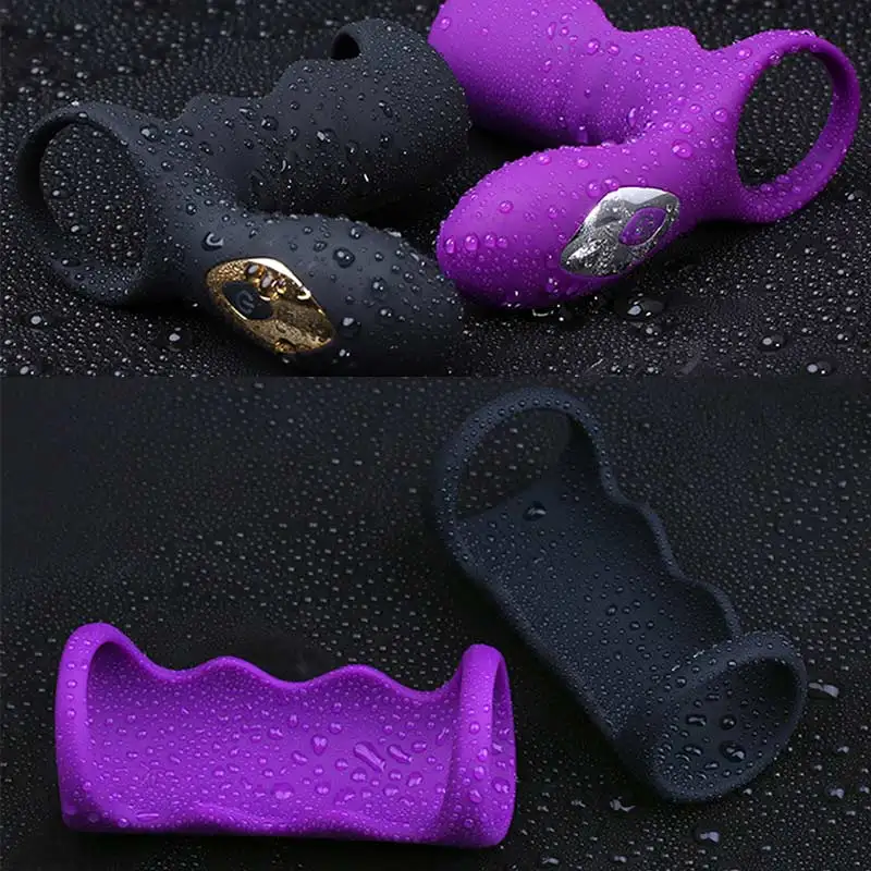 Вибратор Силиконовое кольцо на пенис USB Перезаряжаемые длительная задержка для
