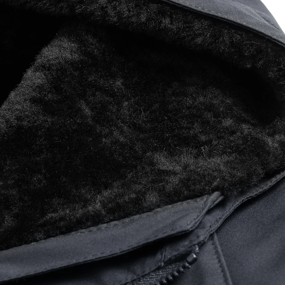 Акция Куртки из натуральной овечьей шерсти с меховой подкладкой мужские зимние