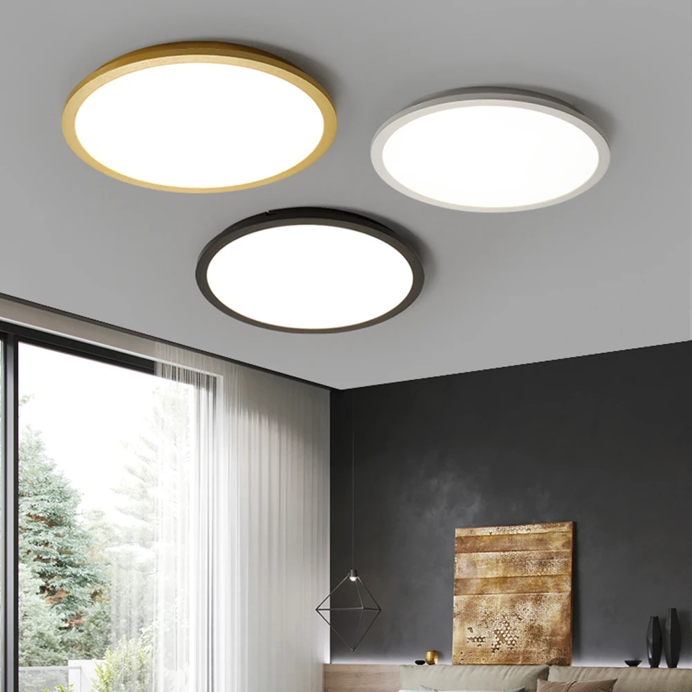 Белый современный светодиодный потолочный светильник lampara de techo для гостиной