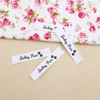custom clothing labels brand tags boutique labels logo or text organic cotton tape md3017