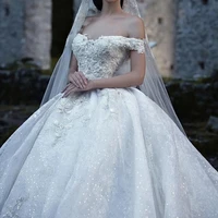 hot vestidos de novia plus size wedding dresses gown elegant lace off shoulder wedding dress bridal gown for maternity dress
