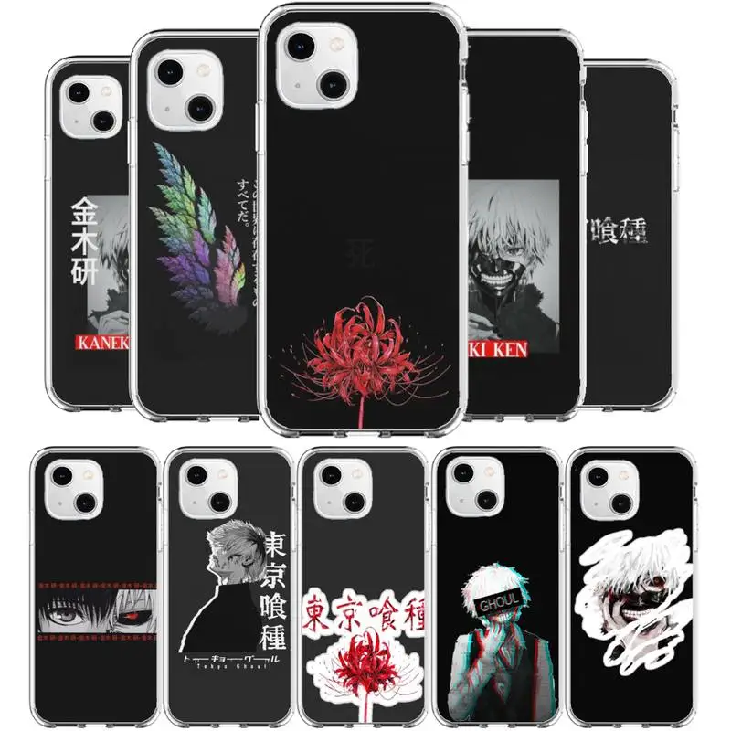

Anime Tokyo Ghoul Phone Case for iphone 11 12 13 pro max 6s 7 8plus xr xs mini funds clear cover founds