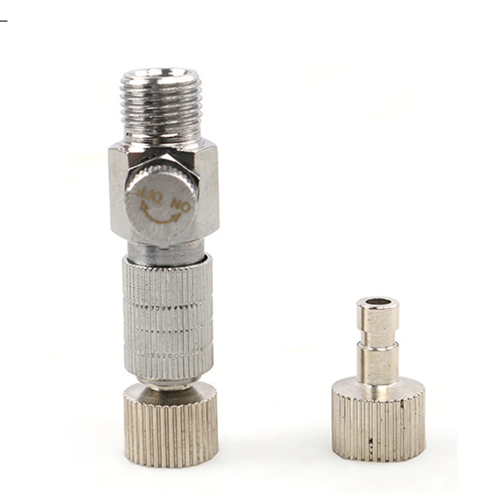 

5pcs/set Spraygun Adapter Male And Female Fittings Quick Release Connectors Airbrushes Professional Coupling With Control