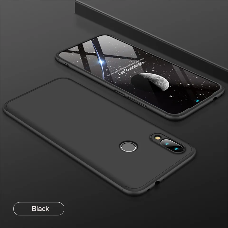 360 чехол на для Xiaomi Redmi 7A для Сяоми ксиоми Редми 7a противоударный 3 в 1 Роскошные, жесткие, ПК полный защитный чехол на для Xiaomi Redmi Note 7 Redmi 7 Чехол из закаленного стекла