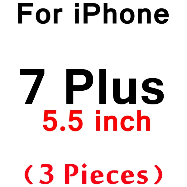 3 шт 0,26 мм закаленное стекло для iPhone 11 Pro X XR 8 7 6 6s стекло протектор экрана для iPhone 11 7 8 Plus XS Max защитное стекло - Цвет: for iPhone 7 Plus
