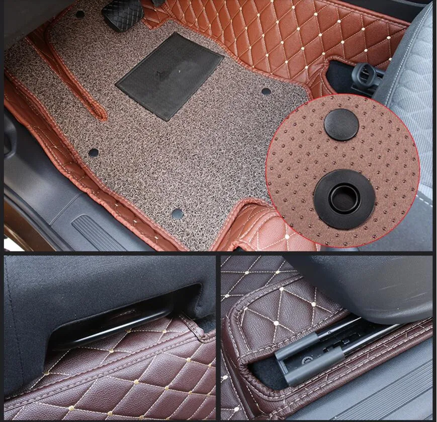 Роскошные 3D напольные коврики из пластика коврик для ног 16-18 VW Volkswagen TIGUAN 2016 2017 2018 |