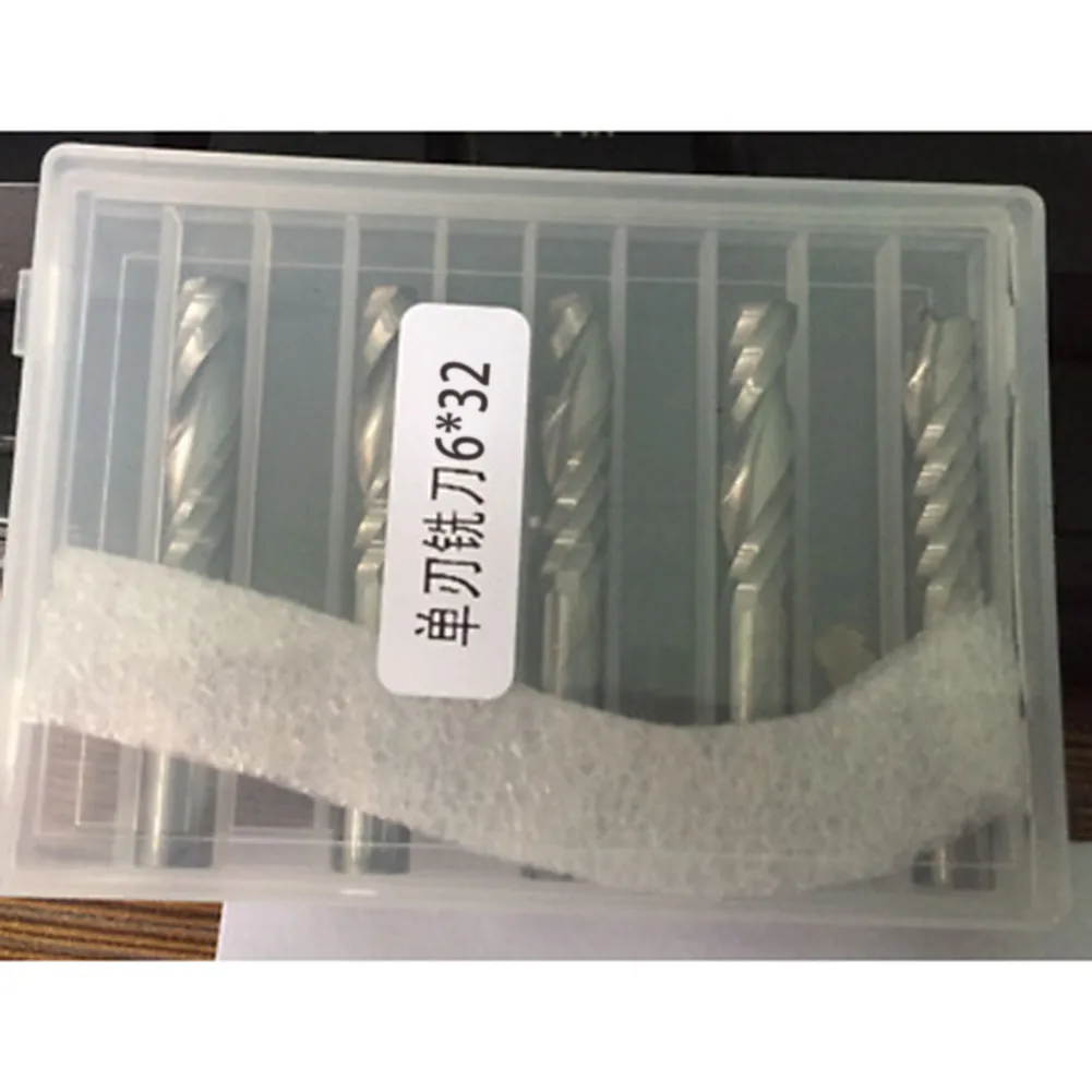 

High Quality Milling Cutter Bit Shank Silver 100% Brand New 5pcs 6mm X32mm