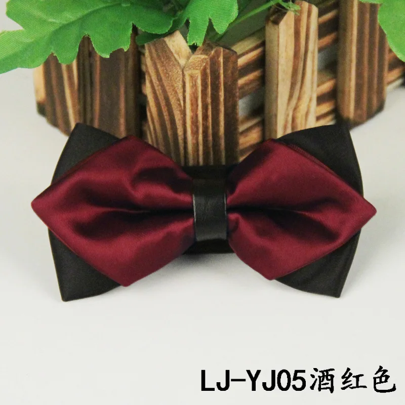 

Sitonjwly Mens Solid Bowties for Women Polyester Cravat for Men Butterfly Gravata Marriage Wedding Party Bow Ties Custom Logo