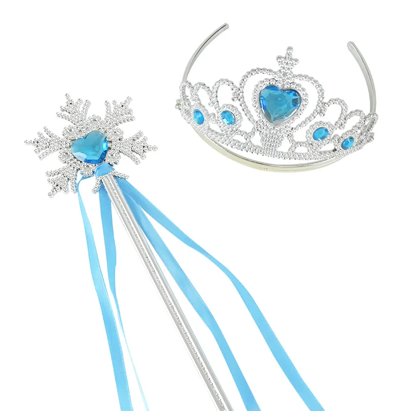 Корона и волшебная палочка Повязки на голову для девочек средства по уходу за