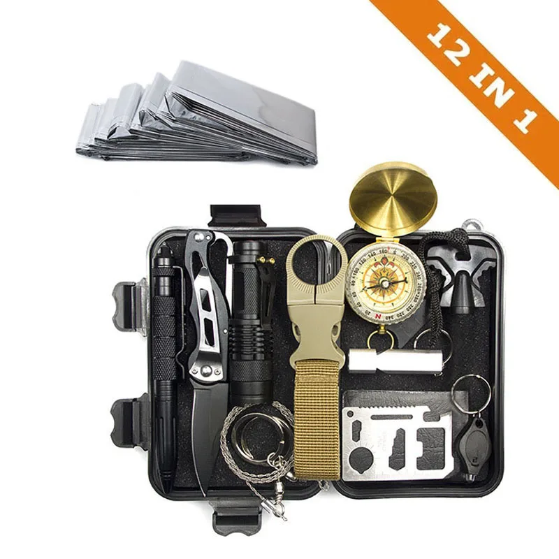 

Многофункциональная водонепроницаемая сумка для кемпинга, уличный инструмент в стиле милитари, портативное снаряжение для выживания, экст...