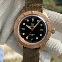 bronze dive watch 200m water proof steeldive design sd1965s nh35 movement bronze bezel luxury automatic mechanical mens watches