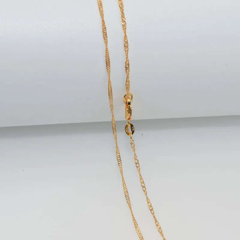 1 шт. Оптовая продажа Детское нижнее белье золотое ожерелье ювелирные изделия