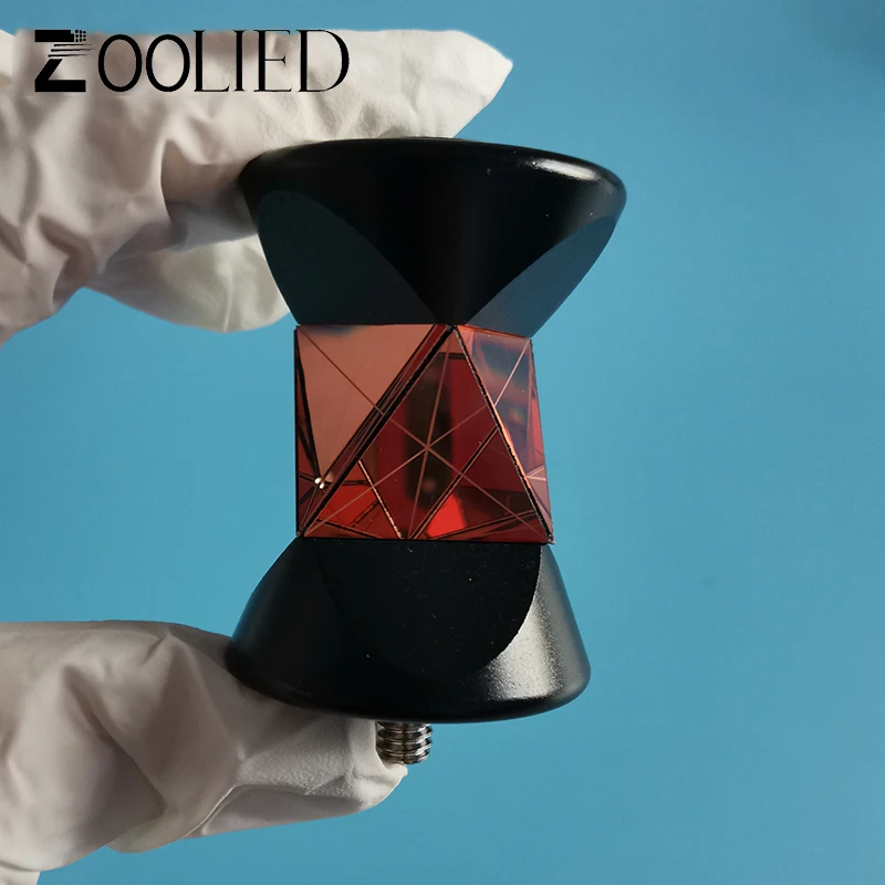 

Mini Prism GRZ101 Replacments 360 Degree Removeble Corner Prism Copper Coating Mini ATR For Total Station Prism Reflector