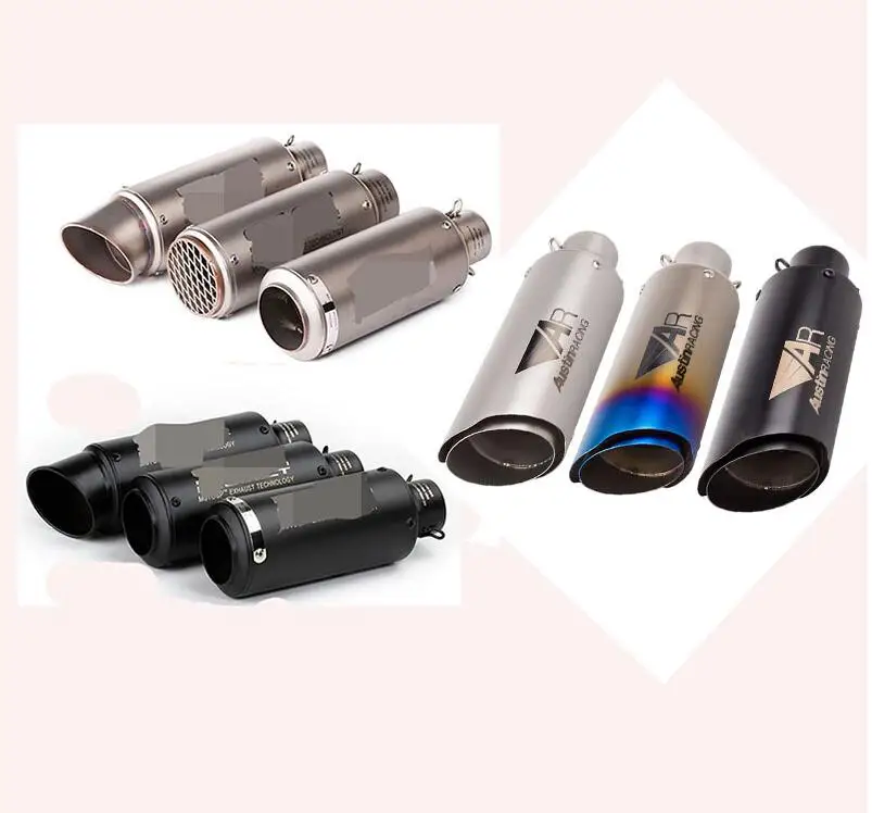 51/61 мм Универсальный Akrapovic moto цикл выхлопной трубы moto с дБ убийца для s1000rr z1000 CB1000r gsxr650 R1ktm отл k6 k7 ATV
