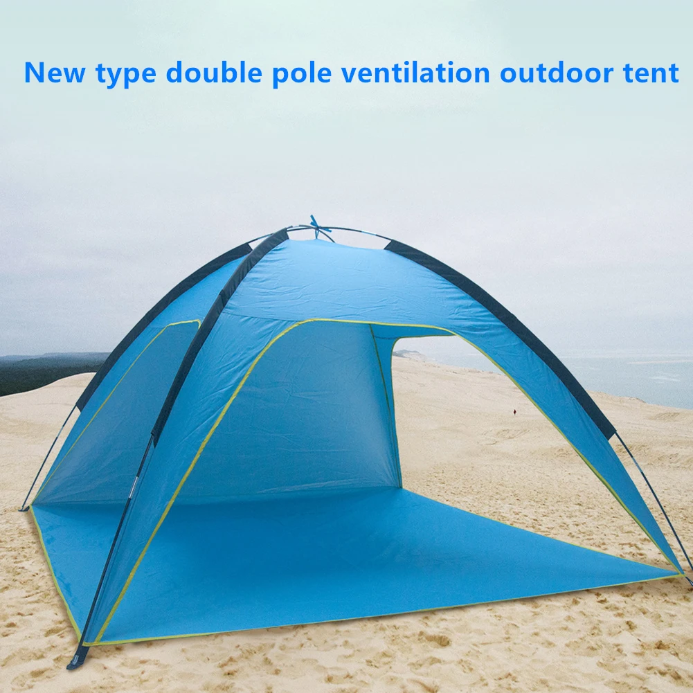 

Beach Tent Protection Outdoor Camping Tent Sun Water Resistant Outdoor Canopy Shelter Oxford Fabric Waterproof Camping Tent