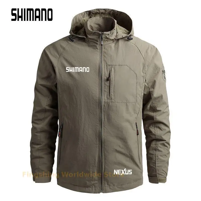 

New Men SHIMANOS Fishing Wear Outdoor Sport Long Sleeve Breathable Hiking Cycling Fishing Clothing Quick Dry Fishing Jackets