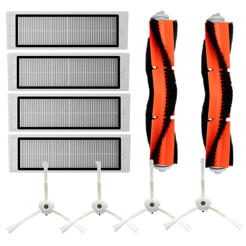 

Набор из 10 предметов подходит для вращающихся щеток и боковых щеточных фильтров Xiaomi, Rock, Xiaowa, робот-подметание