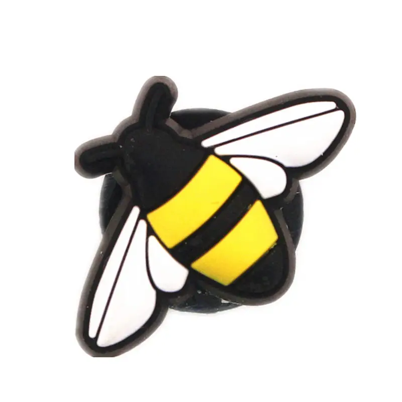 Original Maple Leaf/Lucky Cat/Daisy/Bee/Light Bulb PVC Shoe Charms Accessories Shoe Decoration for Croc jibz Party Kids Gifts