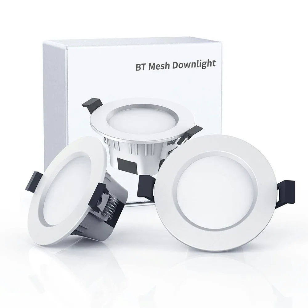 1/2/3/4/5 шт. RGBWW WiFi смарт 4 5 Вт Bluetooth-совместимые утопленные лампочки лампы для