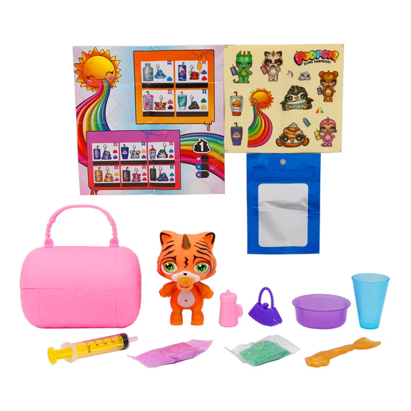 Сжимаемая единорожная мягкая глина для снятия стресса кукла Радужная