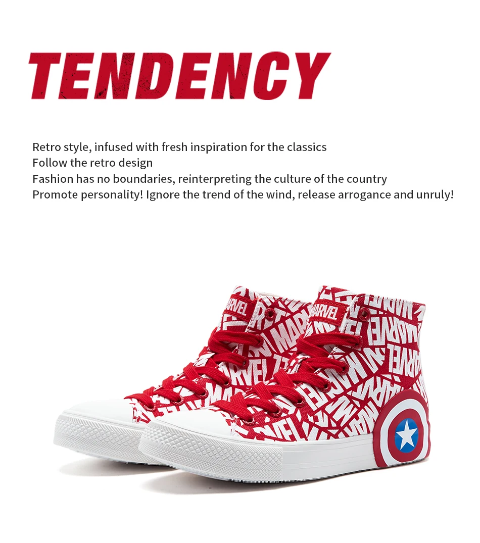 Feiyue Marvel/Новинка 0015 года; парусиновая обувь; Ограниченная серия; уличные вулканизированные кроссовки «Капитан Америка»; красная обувь; женская и мужская обувь на плоской подошве