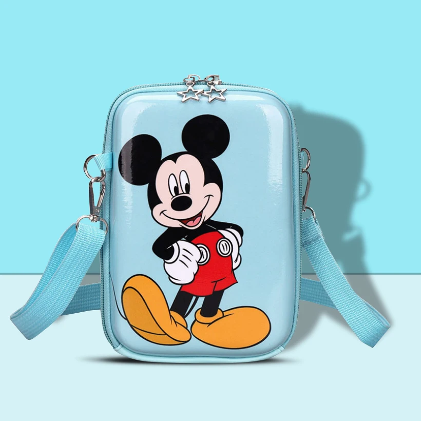 Disney Cartoon Micini Shoulder Bag Boys and Girls Cute Fashion Messenger Bag Children's Mobile Phone Bag