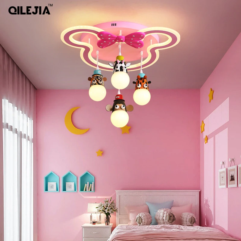 Luces De Techo LED modernas para habitación De estudio, nuevo accesorio De iluminación interior con Control remoto