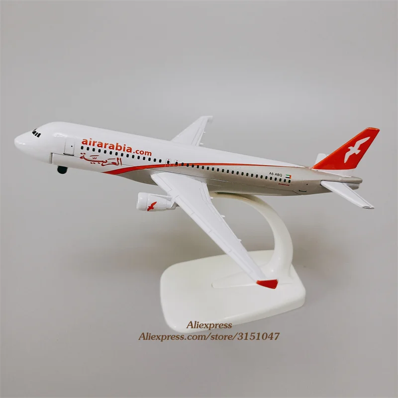 

NEW Alloy Metal Air Arabia A320 Airlines Diecast Airplane Model Airarabia Airbus 320 Airways Plane Model Aircraft Gifts 16cm
