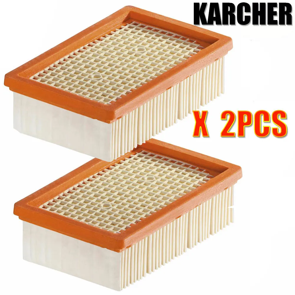 Фильтр KARCHER для KARCHER MV4 MV5 MV6 WD4 WD5 WD6 влажный и сухой пылесос Запасные части#2,863-005,0 hepa фильтры пылесборник - Цвет: 2PCS