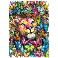 embroidery diamond abstract lion princess jewel cross stitch 5d full drills painting mosaic paint cartoon arts and crafts
