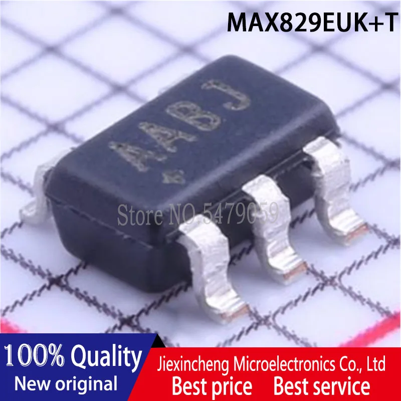 

10 шт MAX829EUK + T маркировка: AABJ MAX829EUK MAX829 SOT23-5 регулятор напряжения IC