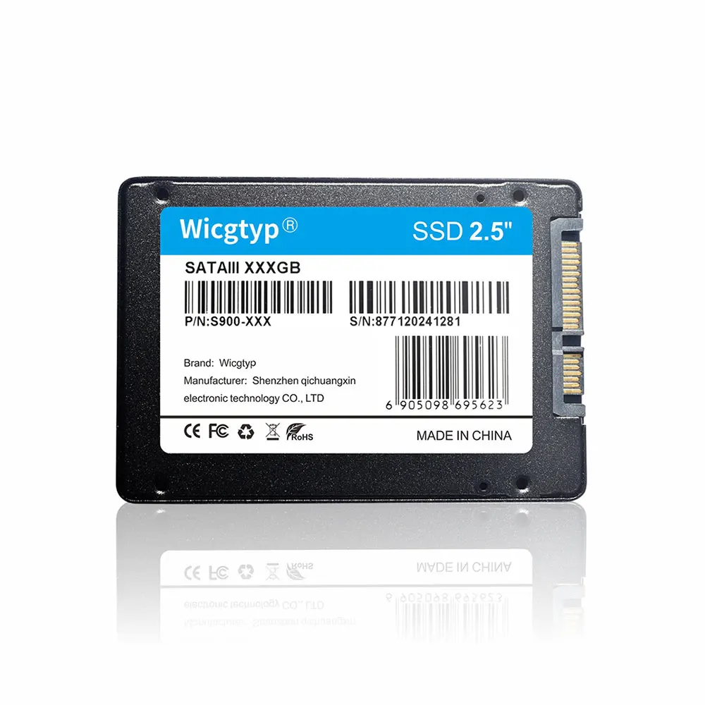 Wicgtyp 7MM 2.5 SATA III 6GB/S SATA ii 3 2 hd ssd 480GB Solid State Disk drive hard disk SSD For Notebook Computer Metal Shell