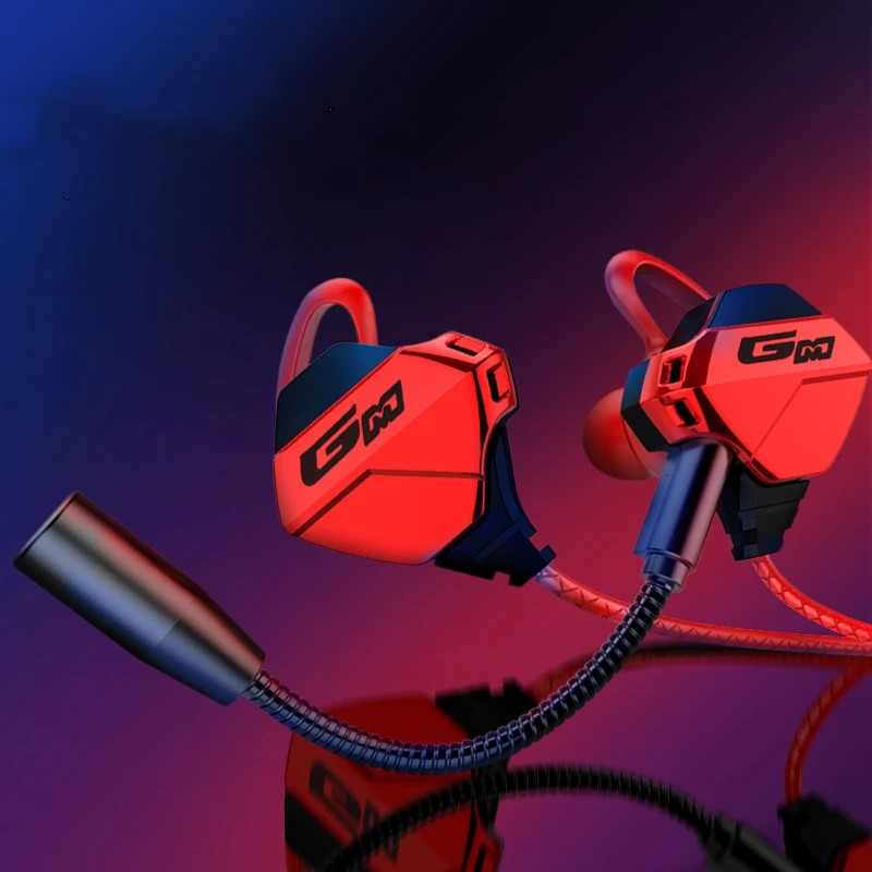 PS4 Gaming Earphone Light Weight Bass Music Running 3.5mm Headphone with Microphone Universal for Computer Games | Электроника