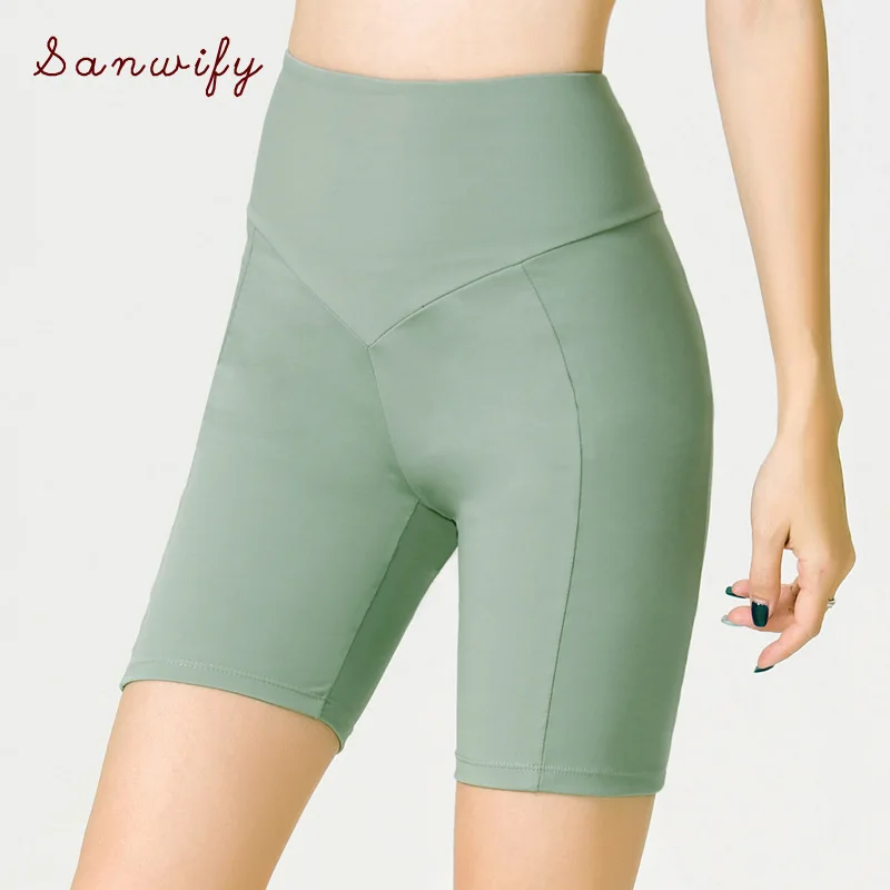 

Women's High Waist Sports Short Workout Running Fitness Leggings Yoga Shorts Gym Yoga Leggings