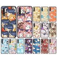 yndfcnb genshin impact cute cartoon new phone case for huawei y6 2018 y7prime2019 funda case for y8p y9 2019 capa