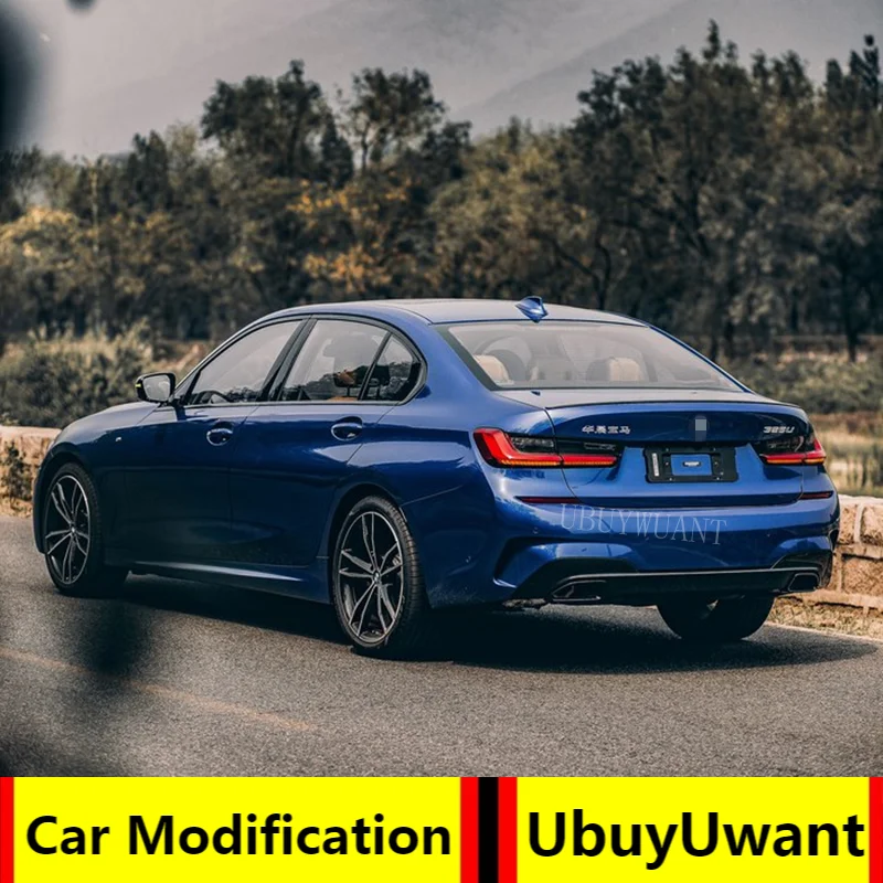 Внешний задний спойлер из углеродного волокна багажник украшение для багажника