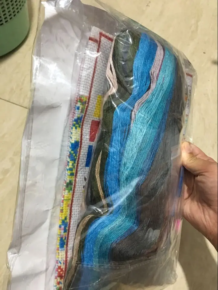 Наборы для вышивки крестом 14CT DMC сделай сам искусства ручной работы пейзаж