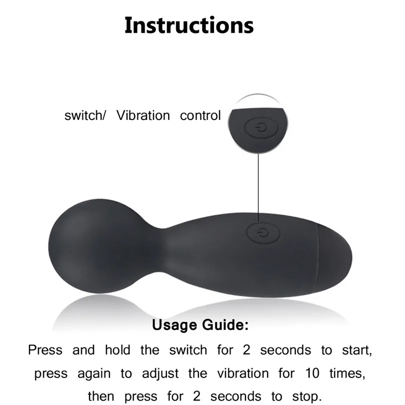 10 частот Мини Пуля Вибратор палочка волшебная вибрирующий фаллоимитатор точки G