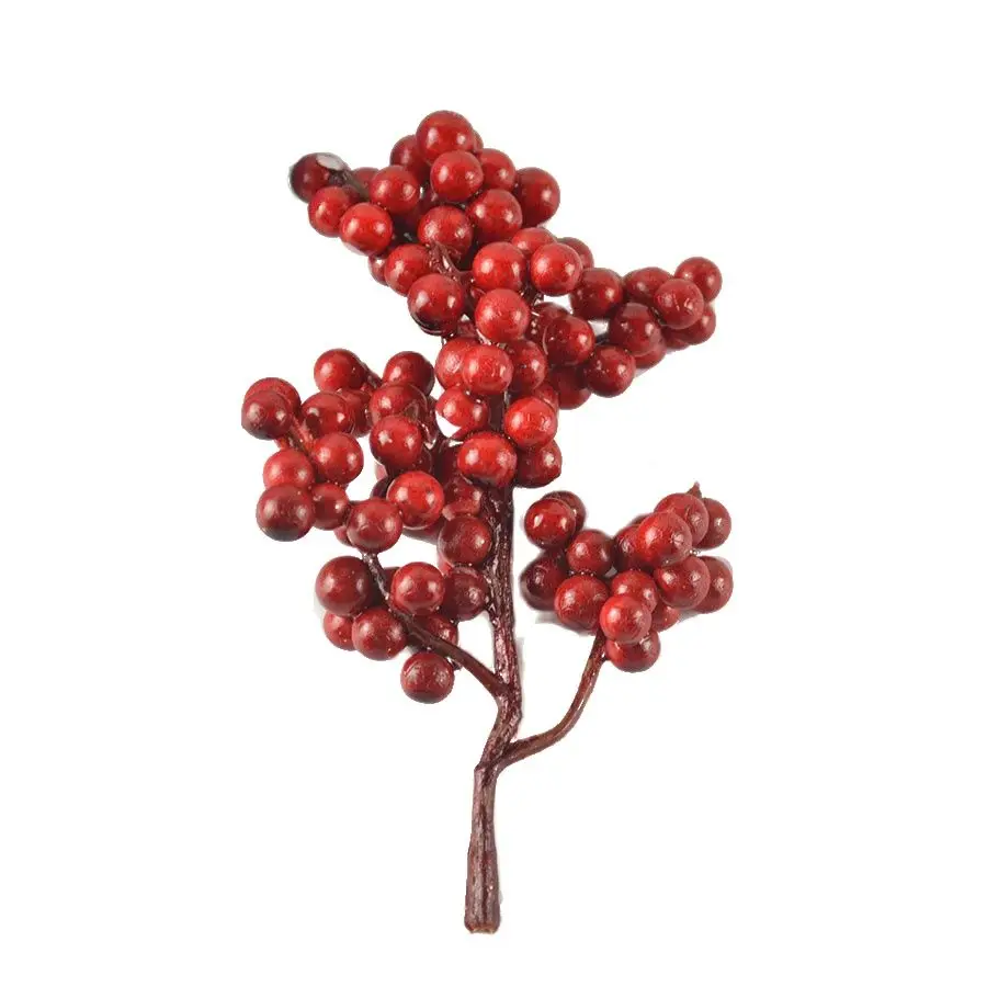 20 пенопластовых красных ягод для рождественского венка/домашнего