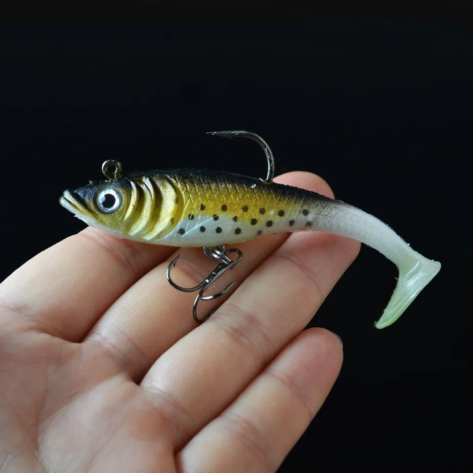 

Soft Fishing Lure Kit Set Wobbler Swimbait Jiging Artificial Bait Silicone Fishing Lure Sea Bass Carp Fishing Lead Fish Jig Bait