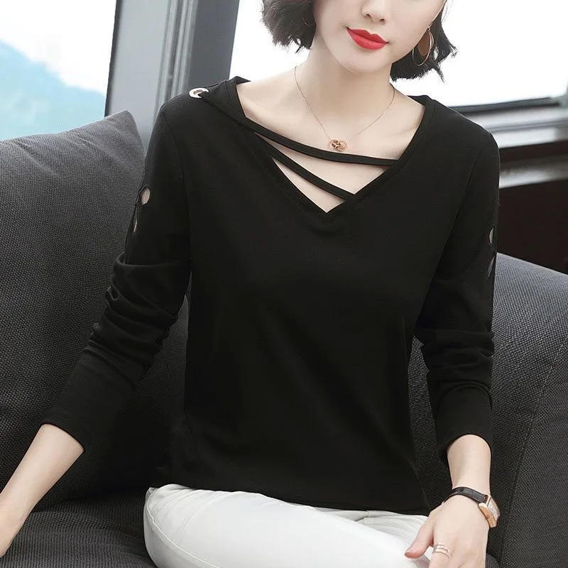 

Cotton Casual Funny long sleeve T Shirt for Lady Top Tee Hipster Tumblr Tee Shirt Women GRAY22