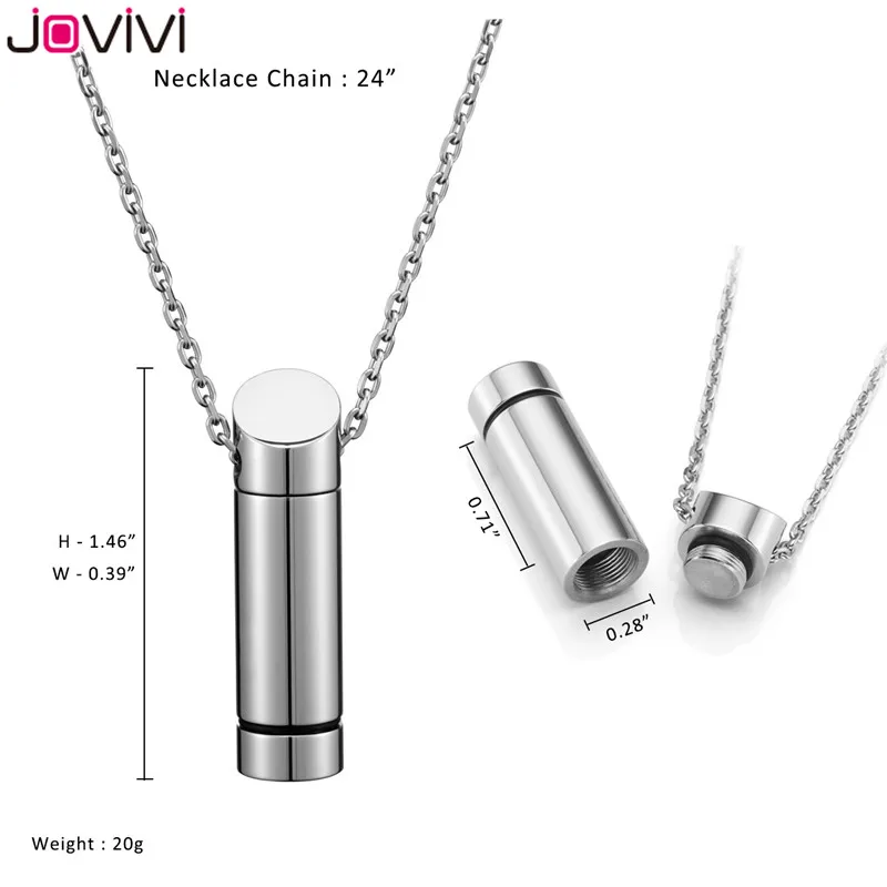 Jovivi Новинка ожерелье для кремации ожерелья пепса в форме свистка с подвеской